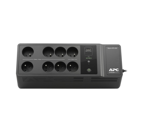 APC Back-UPS (650VA/400W, 8x FR, USB) - 555135 - zdjęcie 4